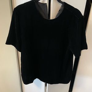 COS velvet top